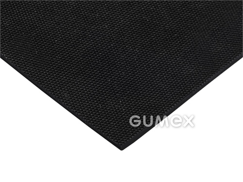 Pryž pro mechanické namáhání TRELLEX 1414, elastická, protiprašná, krytovací, tloušťka 2mm, šíře 1350mm, 40°ShA, NR, -40°C/+50°C, černá